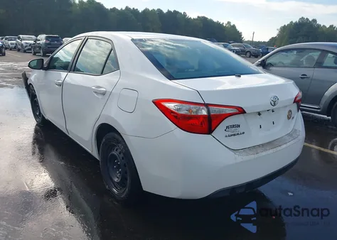 2016 Toyota Corolla Le z USA, uszkodzony, nr VIN 2T1BURHE9GC620735